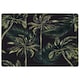 image 1 of Green Palm on Black (Rug) Green | XL: 160x230cm