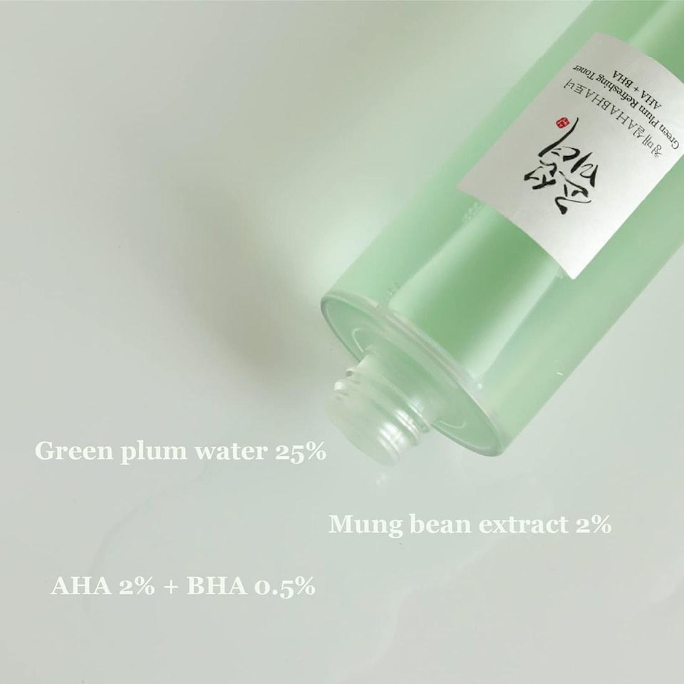 image 1 of Beauty of Joseon Green Plum Refreshing Toner: AHA + BHA 150ml