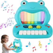Frog Light-Up Bouncing Ball Piano Toy