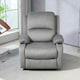 image 8 of HOMCOM Recliner Armchair for Living Room, Recliner Chair with Cup Holder Grey | Multi | Chair