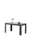 image 1 of Dining Table Dark Grey Wood Kitchen Place for 4 Seats, Dining Table Only (Dark Grey H 75 x L 117 x W 77 cm) | Grey