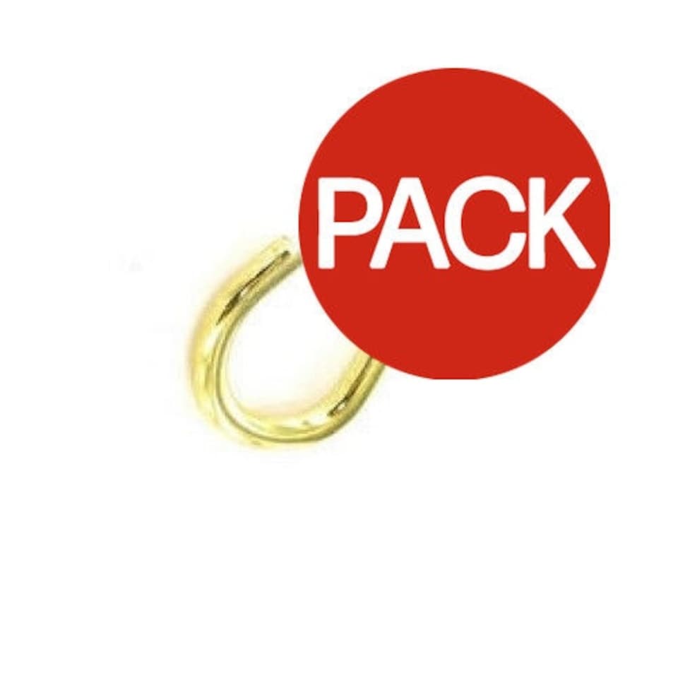 Securit Cup Hooks Shouldered (Pack of 5) - Gold - 32mm