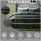 image 5 of Harris Striped Duvet Cover Set Reversible Polycotton Beddings Grey | Double