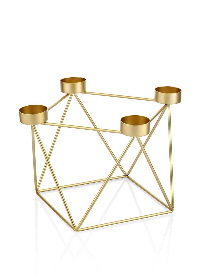 image 1 of Gold 4in1 Tealight Holder