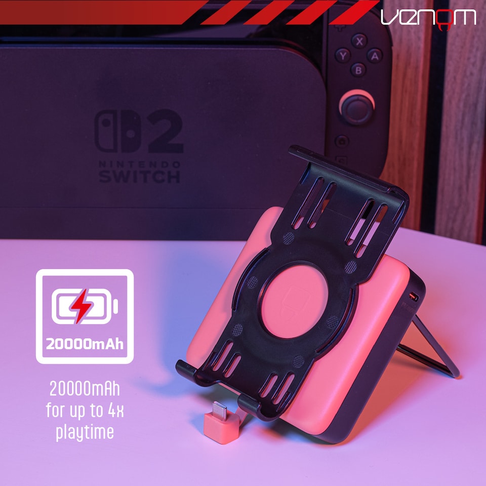 image 1 of Venom Nintendo Switch 2 Power Bank Stand