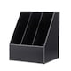 image 1 of Desktop 3 Slot Magazine Holder Black Organiser 26 x 27 x 34cm