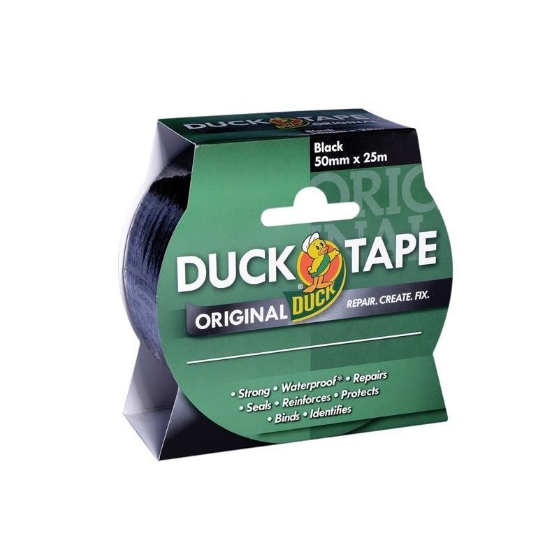 Shurtape Duck Tape Original - Black - 50mm x 25m Black