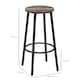 image 7 of HOMCOM Bar Stools Set of 2 Counter Height Bar Stools for Dining Room Kitchen