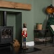 image 3 of 60cm Christmas Nutcracker Wooden Soldier Decoration - Red Jacket Blue Trousers