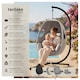 image 2 of Hanging Egg Chair Anika - with frame and extra thick seat cushion | Grey | light grey | One Size | 1