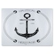 image 1 of Nautical Anchor Glass Chopping Board | Multi