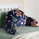 image 1 of OHS Gingerbread Cuddle Cushion Soft Cosy Fleece Support Pillow | Blue | Navy