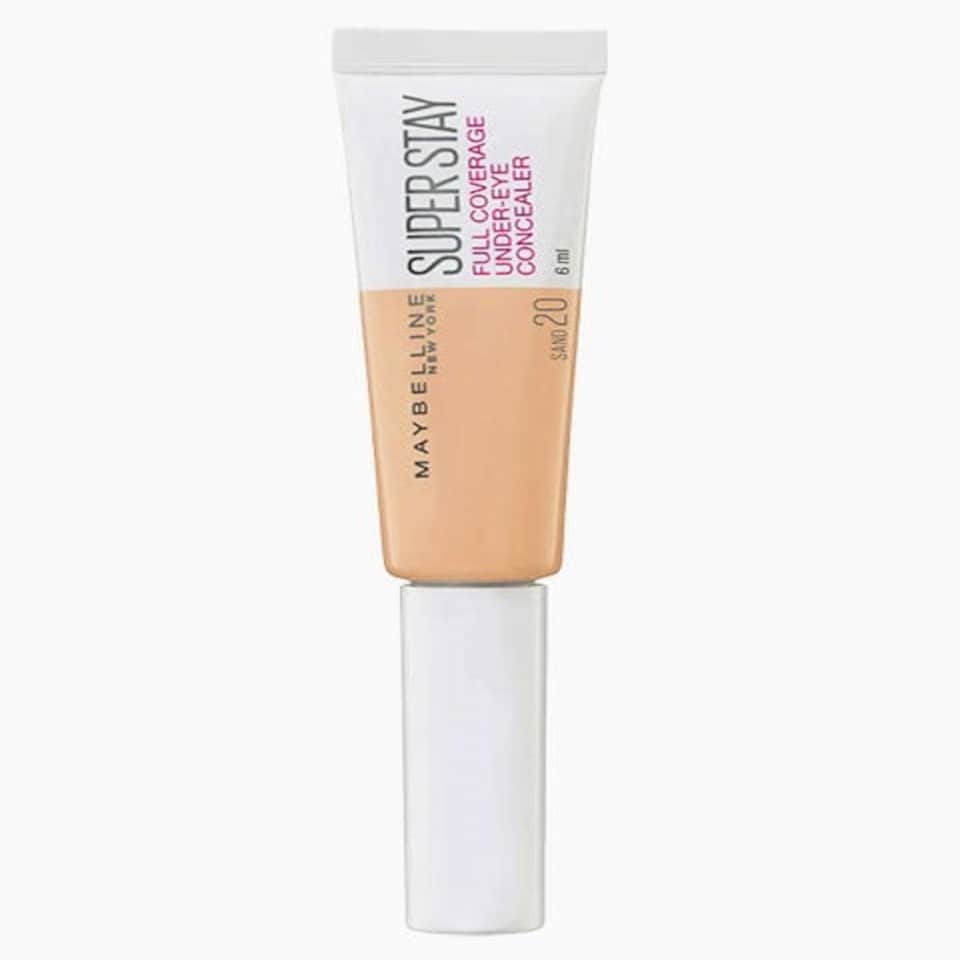 image 1 of Maybelline Super Stay Full Coverage Under Eye Concealer 6ml Yellow | 20 Sand