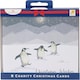 image 3 of Pack of 8 Dancing Penguins Marie Curie Charity Christmas Cards