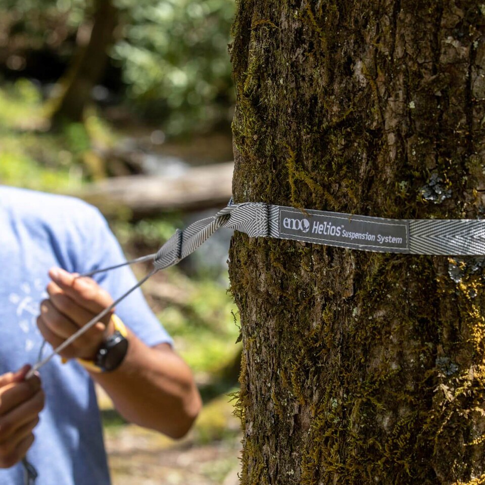 image 1 of Helios Suspension - Ultralight Strong Adjustable Hammock Suspension Kit | Grey | Grey