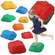 image 1 of AIYAPLAY Balance Stepping Stones, 9-Piece River Stones for Kids, Ages 3-8