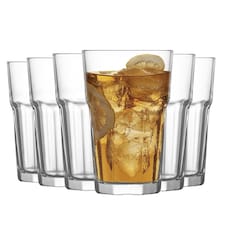 LAV Aras Highball Glasses - 300ml - Clear - Pack of 12 | Clear | Clear