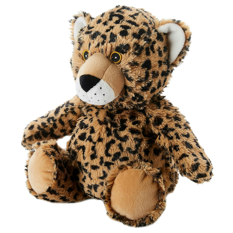 image 1 of Warmies Leopard Plush Microwaveable Weighted Cuddly Toy
