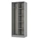 image 4 of Dallas Tall Open Wardrobe in Dusk Grey (Ready Assembled) | Grey | Dusk Grey