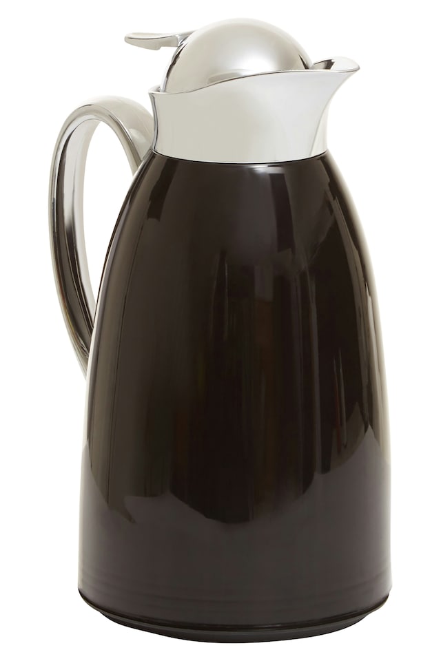 image 1 of Interiors By Premier Multipurpose Use Black Vacuum Jug, Durable Thermos Jug For Breakfast, Stylish Design Vacuum Thermos Jug