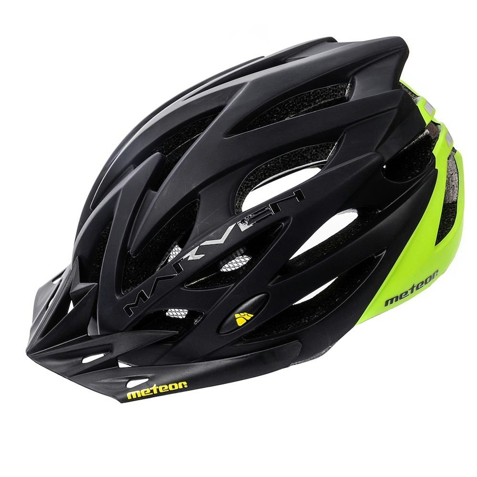 image 1 of Meteor Marven Cycle Helmet MTB Bike Skateboard Scooter Safety Gear | Black | Black-Gr | S