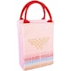 image 4 of Wonder Woman Rectangular Lunch Bag Set (Pack of 3) - Pink - One Size