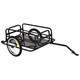 image 1 of HOMCOM Bicycle Cargo Trailer for Shop Luggage Storage Utility w/ Hitch