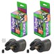 image 1 of Aero Sport Set x 2 Butyl 20" x 1.75-2.125 MTB Bike Bicycle Inner Tubes Schrader Valve