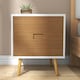 image 7 of HOMCOM Bedside Table with 2 Drawers for Bedroom, Living Room
