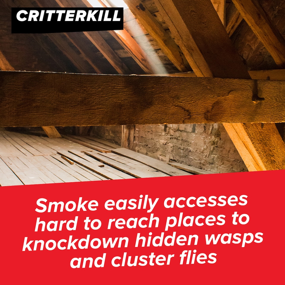 image 1 of CritterKill Professional Insect Killer Smoke Fogger 15g - 4 Pack