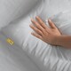 image 4 of 80 x 50 cm Grey Cooling Pillow Case - 2 Pack