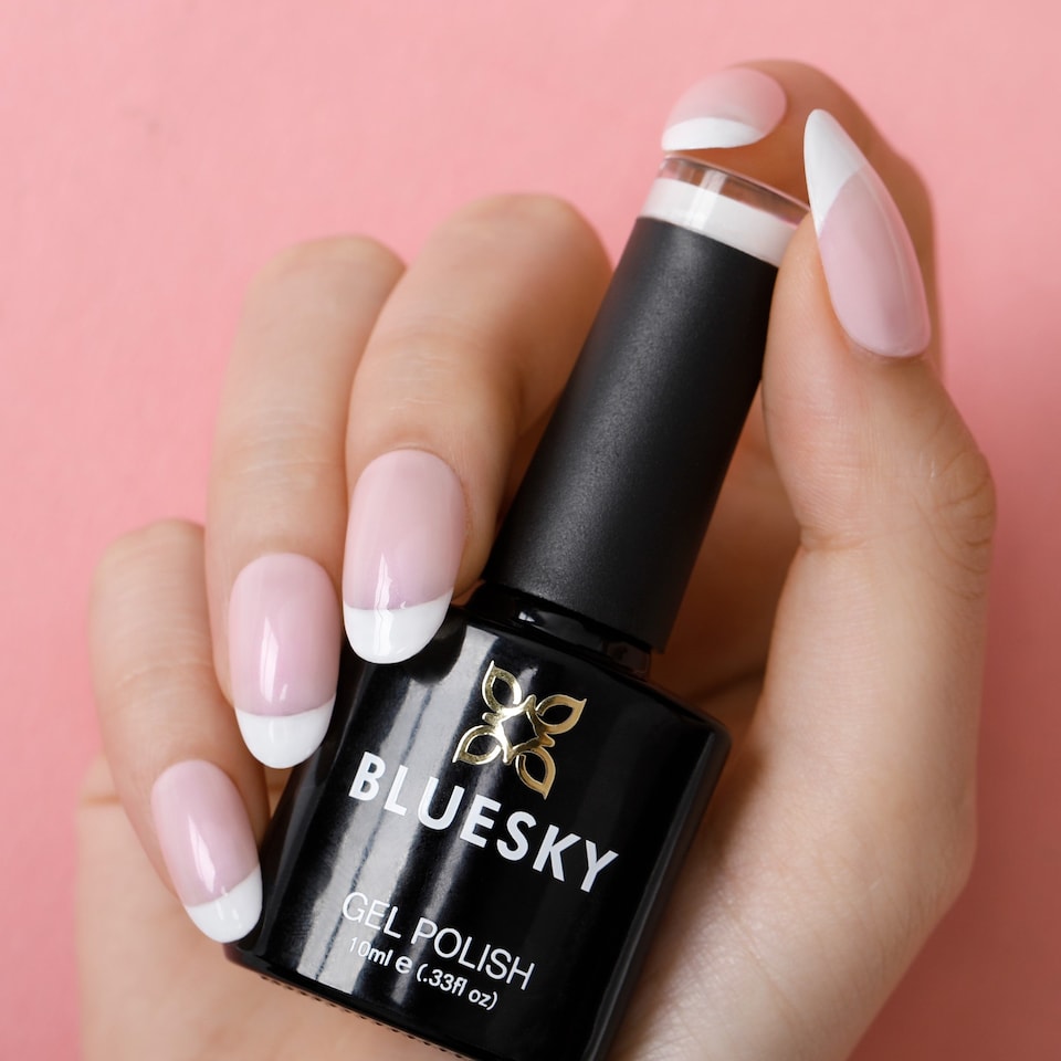 image 1 of Bluesky White Gel Polish - Cream Puff 10ml