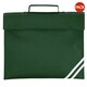 image 1 of Quadra Classic Book Bag - 5 Litres (Pack of 2) - Bottle Green - One Size