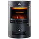 image 1 of HOMCOM Fireplace Electric Heater Stove w/ Thermostat Control Black Freestanding