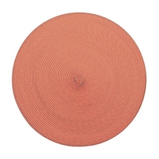 Walton & Co Terracotta Circular Ribbed Placemat