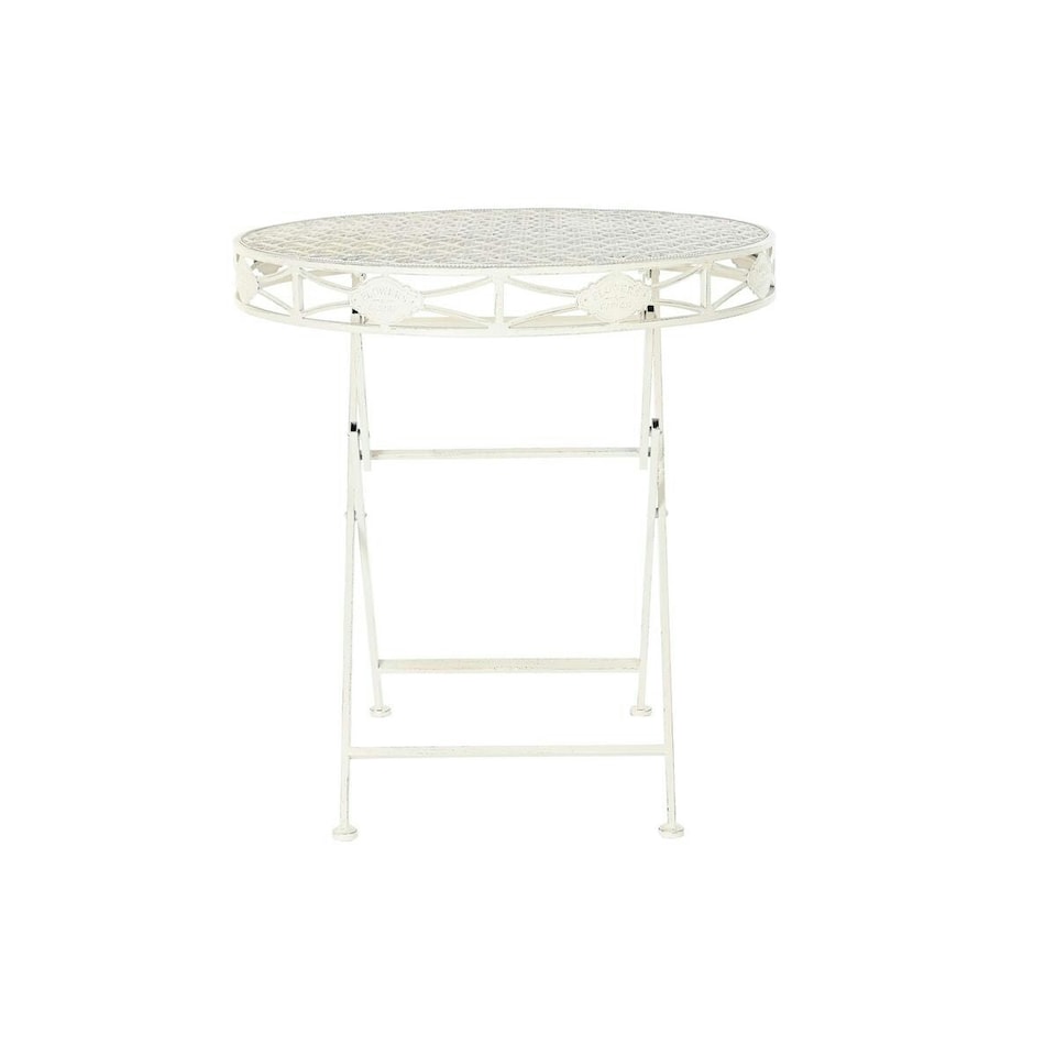image 1 of Dining Table Home ESPRIT White Metal 70 x 70 x 73 cm N/A