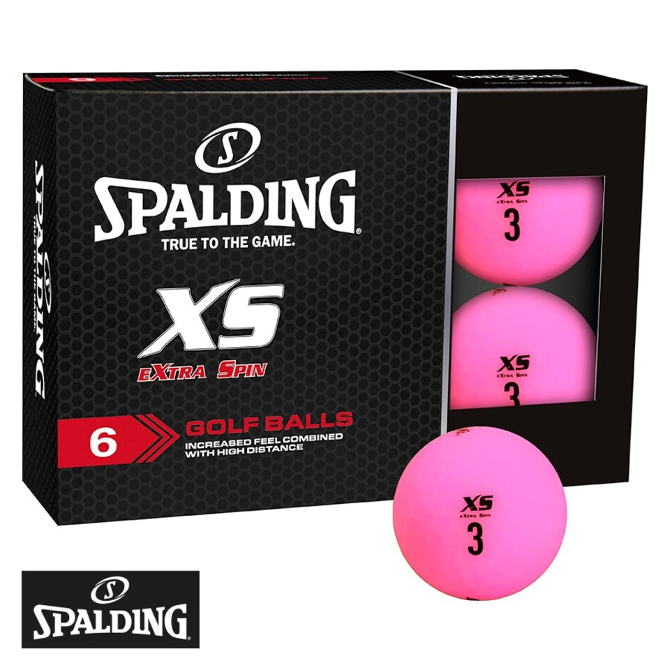 Spalding XS Matt Pink 6 Ball Pack Pink