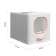 image 1 of Living and Home Enclosed Cat Litter Box with Scoop, Pink | Pink
