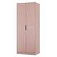 image 4 of Islay Tall Double Wardrobe in Kobe Pink (Ready Assembled) | Pink | Kobe Pink
