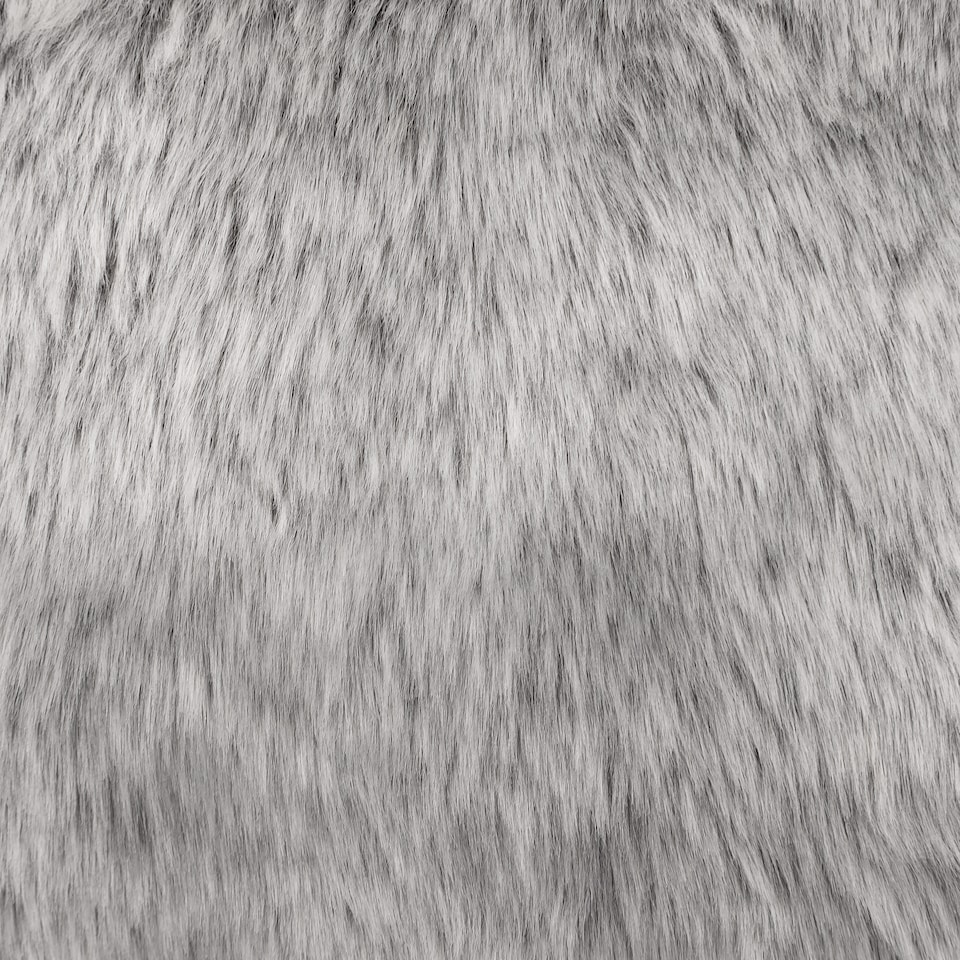 image 1 of Kids Classic Faux Fur Bean Bag Chair Arctic Wolf Grey Bean Bags for Children | Grey | Arctic Wolf Grey | 1