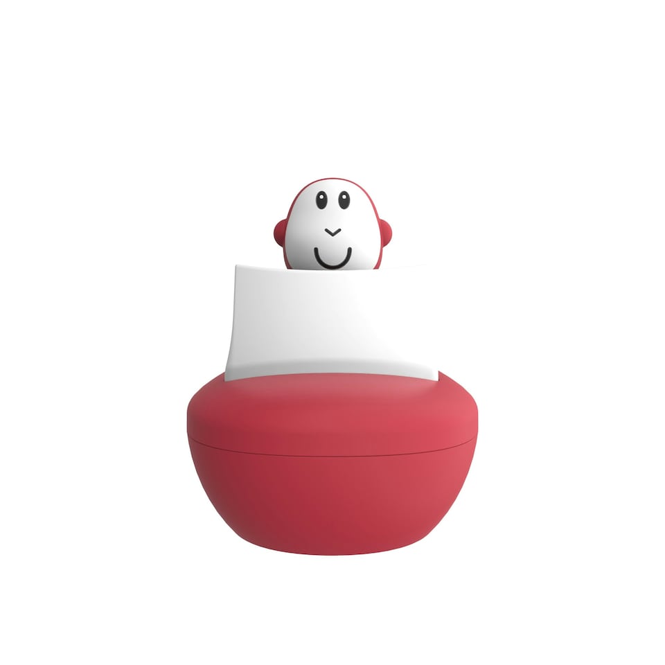 image 1 of Matchstick Monkey Bathtime Boat Set Red