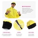 image 3 of Men's Yellow Rapper Costume – 90s Hip Hop Fancy Dress Outfit Yellow | XL