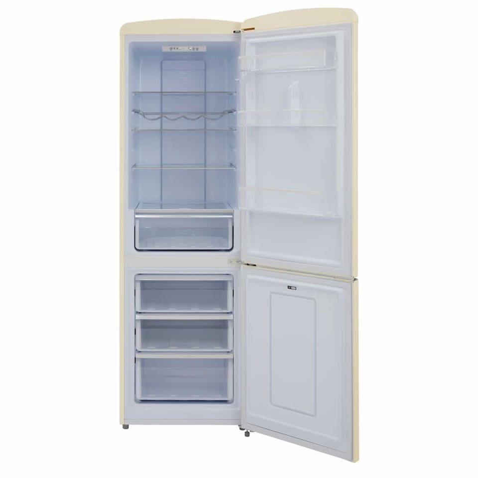 image 1 of CDA FLORENCE BARLEY - Beige Freestanding 60/40 Frost Free Fridge Freezer