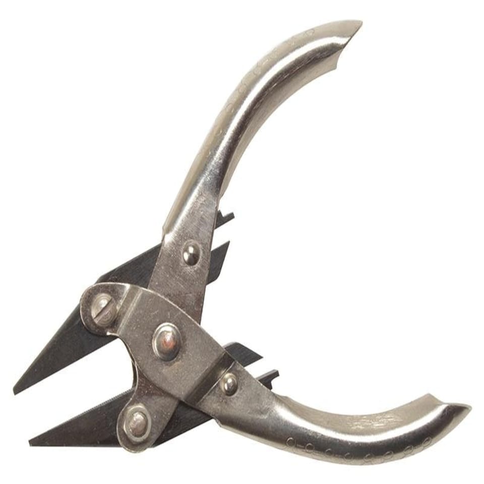 Maun Snipe Nose Pliers Serrated Jaw 125Mm (5In)