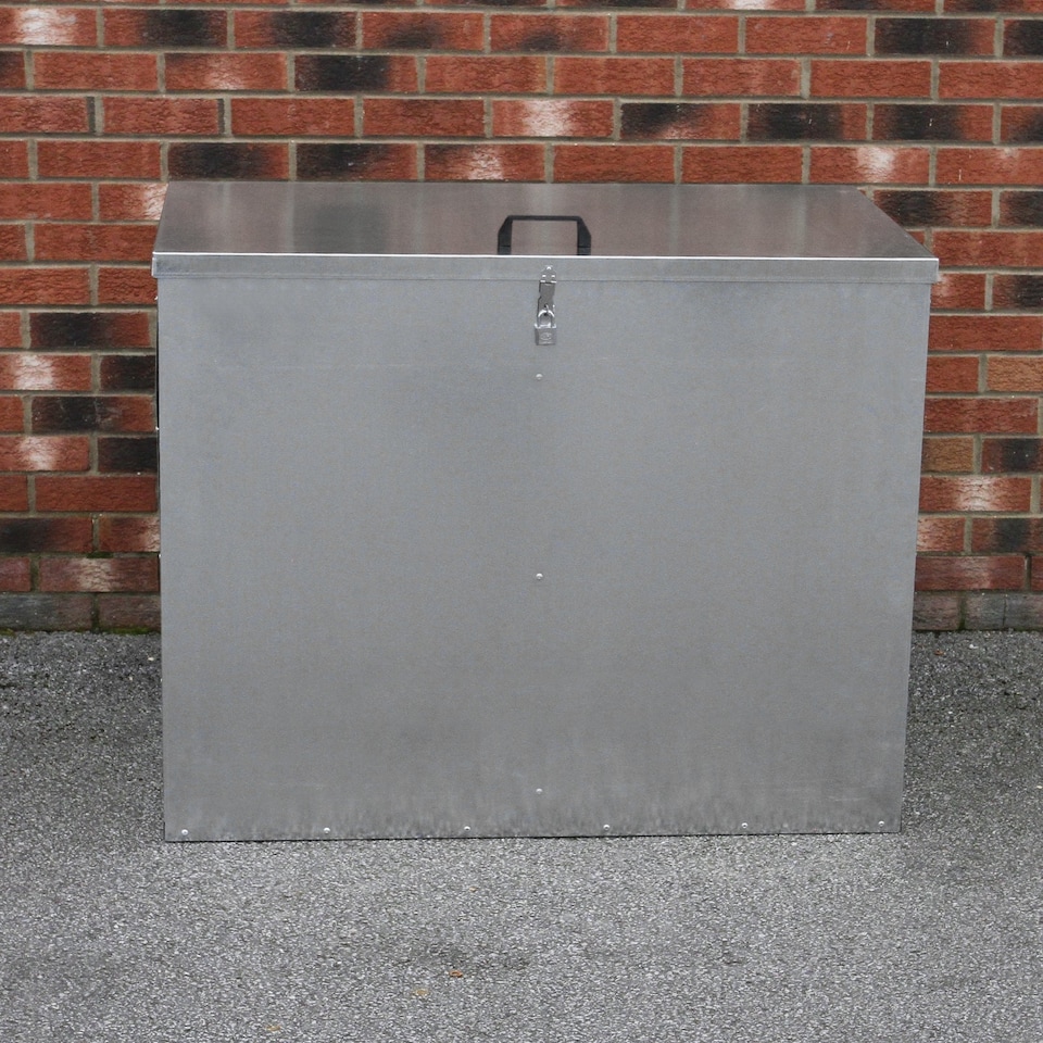 image 1 of Galvanised Feed Store 2 Compartments