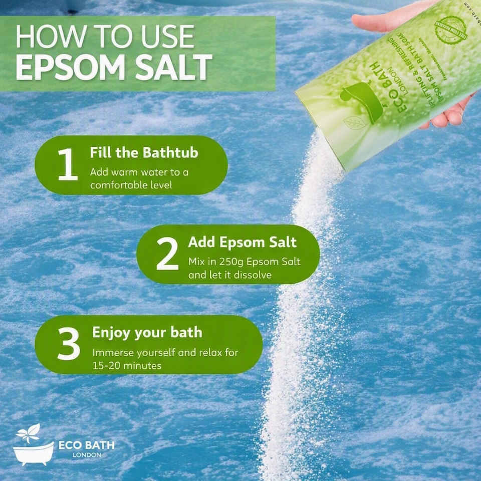 image 1 of Uplifting & Refreshing Epsom Salt Bath Soak Gift Tube