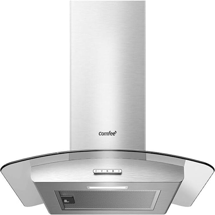 Comfee Range Hood Kitchen Extractor With 3-Speed Modes - 60Cm