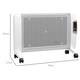 image 3 of HOMCOM Mica Electric Space Heater, Portable Heater, 2 Heat Settings, Black