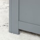 image 9 of HOMCOM Large Storage Box Toy Chest Cabinet Container Unit Organizer with Lid & Safety Hinges, Grey