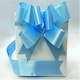 image 2 of 60 Pale Blue Pull Bows 30mm